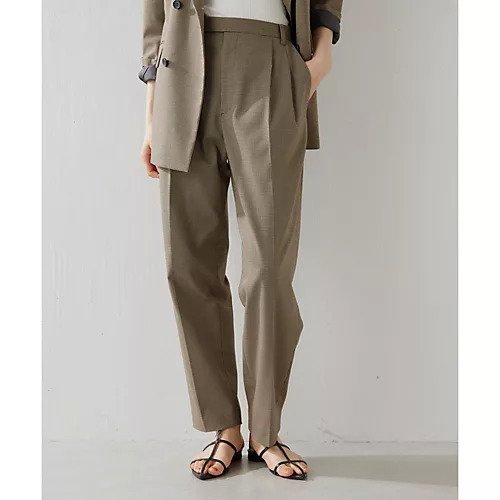 【ウィムガゼット/Whim Gazette】のTRタックパンツ インテリア・キッズ・メンズ・レディースファッション・服の通販 founy(ファニー) 　ファッション　Fashion　レディースファッション　Fashion for Women　パンツ　Pants & Trousers　おすすめ　Recommended / Our Picks　クラシカル　Classical, Vintage-Inspired　ジャケット　Jacket, Outerwear　スマート　Smart, Elegant　セットアップ　Set-Up, Coordinated Outfit　ダブル　Double, Double-Breasted　ポケット　Pocket, Pocket Detail　マニッシュ　Mannish, Boyish　エレガント 上品　Elegant　ベージュ|ID: prp329100004463583 ipo3291000000031233584