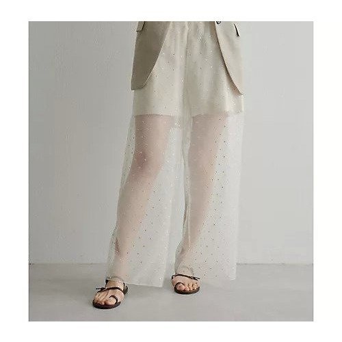 【ウィムガゼット/Whim Gazette】のドットシアーパンツ インテリア・キッズ・メンズ・レディースファッション・服の通販 founy(ファニー) 　ファッション　Fashion　レディースファッション　Fashion for Women　パンツ　Pants & Trousers　インナー　Innerwear　オーガンジー　Organza Fabric　ヴィンテージ　Vintage Style　サテン　Satin, Glossy Fabric　シアー　Sheer, See-Through　ショート　Short, Short Length　シンプル　Simple, Minimal　デニム　Denim, Jeans Material　ドット　Polka Dot, Dot Pattern　ペチコート　Petticoat, Underskirt　ロング　Long, Long-Length　A/W・秋冬　Autumn/Winter　2024年　2024　2024春夏・S/S　Spring/Summer 2024 SS24　オフホワイト|ID: prp329100004463598 ipo3291000000031233627