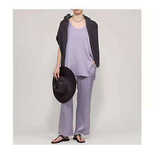 【カオス/Chaos】のシルシャーパンツ インテリア・キッズ・メンズ・レディースファッション・服の通販 founy(ファニー) 　ファッション　Fashion　レディースファッション　WOMEN　パンツ　Pants　2024年　2024　2024春夏・S/S　Ss,Spring/Summer,2024　ボトム　Bottom　ラグジュアリー　Luxury　人気　Popularity　パープル|ID: prp329100004463602 ipo3291000000031730127