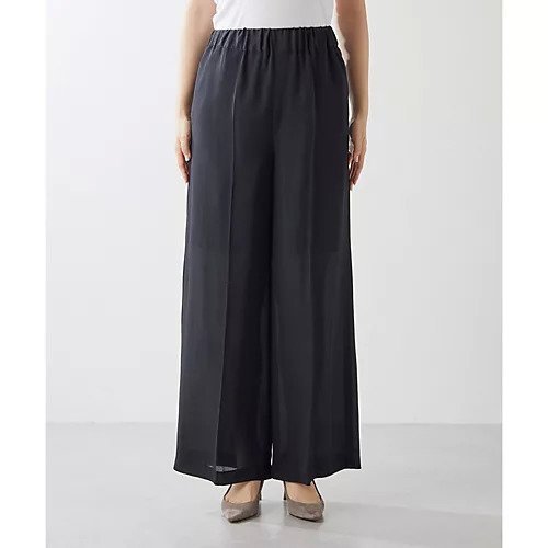 【ウィムガゼット/Whim Gazette】のシルクシアーパンツ 人気、トレンドファッション・服の通販 founy(ファニー) 　ファッション　Fashion　レディースファッション　WOMEN　パンツ　Pants　シアー　Sheer　シルク　Silk　ジャケット　Jacket　ジョーゼット　Georgette　スウェット　Sweat　セットアップ　Set Up　センター　Center　とろみ　Thickness　モダン　Modern　ワイド　Wide　おすすめ　Recommend　2024年　2024　2024春夏・S/S　Ss,Spring/Summer,2024　エレガント 上品　Elegant　other-2|ID: prp329100004463608 ipo3291000000031248165