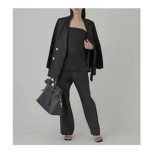 【カオス/Chaos】のリネンヘリンボンストレートパンツ 人気、トレンドファッション・服の通販 founy(ファニー) 　ファッション　Fashion　レディースファッション　WOMEN　パンツ　Pants　ストレート　Straight　ボトム　Bottom　ワイド　Wide　other-2|ID: prp329100004463621 ipo3291000000031248191