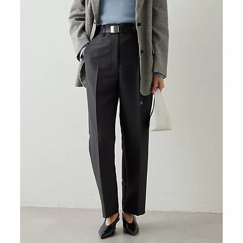 【ウィムガゼット/Whim Gazette】のセンタープレスパンツ インテリア・キッズ・メンズ・レディースファッション・服の通販 founy(ファニー) 　ファッション　Fashion　レディースファッション　Fashion for Women　パンツ　Pants & Trousers　シューズ　Shoes, Footwear　シンプル　Simple, Minimal　ストレート　Straight, Straight Cut　センター　Center, Center Line　フォルム　Silhouette, Form　フォーマル　Formal, Dressy　おすすめ　Recommended / Our Picks　2024年　2024　2024春夏・S/S　Spring/Summer 2024 SS24　エレガント 上品　Elegant　ビジネス 仕事 通勤　Business / Work / Commuting　チャコールグレー|ID: prp329100004463635 ipo3291000000031233736