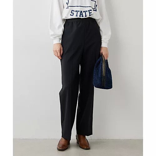 【ウィムガゼット/Whim Gazette】のゴムウールパンツ インテリア・キッズ・メンズ・レディースファッション・服の通販 founy(ファニー) https://founy.com/ ファッション Fashion レディースファッション WOMEN パンツ Pants ウォッシャブル Washable ストレッチ Stretch ストレート Straight センター Center ワイド Wide おすすめ Recommend 2023年 2023 2023-2024秋冬・A/W Aw/Autumn/Winter//Fw/Fall-Winter/2023-2024 |ID: prp329100004463652 ipo3291000000031233778