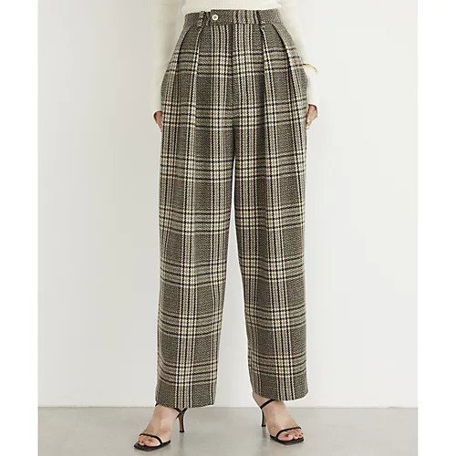【ウィムガゼット/Whim Gazette】のガンクラブパンツ 人気、トレンドファッション・服の通販 founy(ファニー) 　ファッション　Fashion　レディースファッション　WOMEN　パンツ　Pants　2023年　2023　2023-2024秋冬・A/W　Aw/Autumn/Winter//Fw/Fall-Winter/2023-2024　ウォーム　Worm　シンプル　Simple　チェック　Check　フォルム　Form　ミックス　Mix　A/W・秋冬　Aw・Autumn/Winter・Fw・Fall-Winter　other-2|ID: prp329100004463669 ipo3291000000031248287