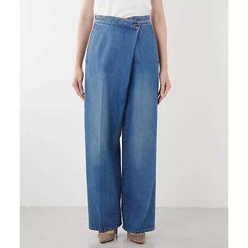 【ウィムガゼット/Whim Gazette】のデニムタックパンツ 人気、トレンドファッション・服の通販 founy(ファニー) 　ファッション　Fashion　レディースファッション　WOMEN　パンツ　Pants　ジーンズ　Jeans　ストレート　Straight　セットアップ　Set Up　デニム　Denim　定番　Standard　ポケット　Pocket　モダン　Modern　ラップ　Wrap　ワイド　Wide　おすすめ　Recommend　2023年　2023　2023-2024秋冬・A/W　Aw/Autumn/Winter//Fw/Fall-Winter/2023-2024　other-2|ID: prp329100004463672 ipo3291000000031248293