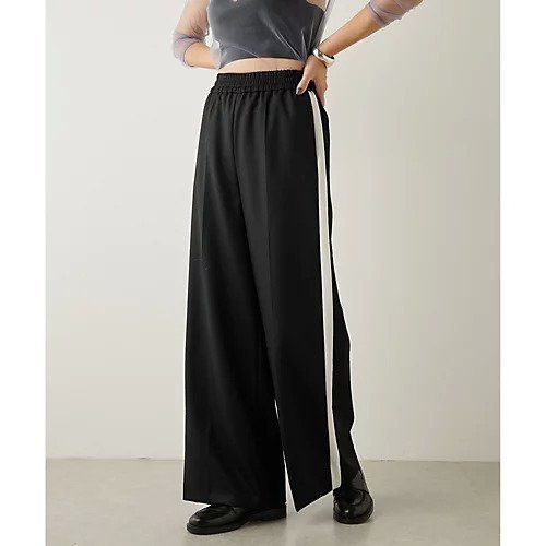 【ウィムガゼット/Whim Gazette】のウールワイドラインパンツ 人気、トレンドファッション・服の通販 founy(ファニー) 　ファッション　Fashion　レディースファッション　WOMEN　パンツ　Pants　2023年　2023　2023-2024秋冬・A/W　Aw/Autumn/Winter//Fw/Fall-Winter/2023-2024　ウォーム　Worm　クラシカル　Classical　ジャケット　Jacket　センター　Center　モノトーン　Monotone　ワイド　Wide　 other-1|ID: prp329100004463675 ipo3291000000031233842