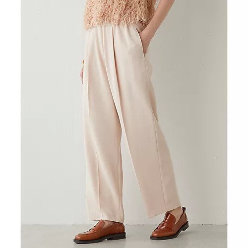【ウィムガゼット/Whim Gazette】のダブルクロスEASY パンツ インテリア・キッズ・メンズ・レディースファッション・服の通販 founy(ファニー) 　ファッション　Fashion　レディースファッション　Fashion for Women　パンツ　Pants & Trousers　シンプル　Simple, Minimal　ストレッチ　Stretch, Stretchy Fabric　セットアップ　Set-Up, Coordinated Outfit　センター　Center, Center Line　とろみ　Fluid, Flowy Fabric　ダブル　Double, Double-Breasted　ドレープ　Drape, Draping Fabric　ドローコード　Drawcord, Drawstring Cord　ベビー　Baby, Babywear　ベーシック　Basic, Essential　おすすめ　Recommended / Our Picks　2023年　2023　2023-2024秋冬・A/W　Autumn/Winter 2023–24 AW23–24　エレガント 上品　Elegant　ベビーピンク|ID: prp329100004463680 ipo3291000000031233861