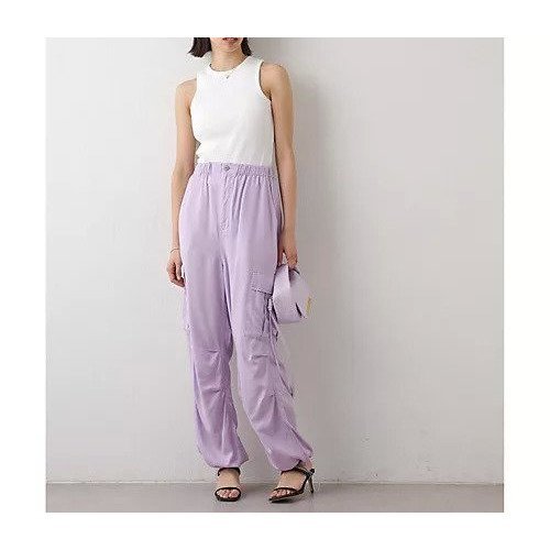 【ウィムガゼット/Whim Gazette】の【THE PAUSE】パラシュートパンツ 人気、トレンドファッション・服の通販 founy(ファニー) 　ファッション　Fashion　レディースファッション　Fashion for Women　パンツ　Pants & Trousers　ヴィンテージ　Vintage Style　グラデーション　Gradient, Ombre　とろみ　Fluid, Flowy Fabric　パープル　Purple, Violet　ポケット　Pocket, Pocket Detail　ラベンダー　Lavender　ワーク　Workwear, Utility Style　2023春夏・S/S　Spring/Summer 2023 SS23　2023年　2023　other-3|ID: prp329100004463681 ipo3291000000031248312