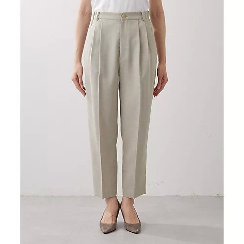 【ウィムガゼット/Whim Gazette】のオックステーパードパンツ 人気、トレンドファッション・服の通販 founy(ファニー) 　ファッション　Fashion　レディースファッション　Fashion for Women　パンツ　Pants & Trousers　セットアップ　Set-Up, Coordinated Outfit　センター　Center, Center Line　ダブル　Double, Double-Breasted　リネン　Linen, Linen Fabric　おすすめ　Recommended / Our Picks　夏　Summer　2023春夏・S/S　Spring/Summer 2023 SS23　2023年　2023　エレガント 上品　Elegant　other-2|ID: prp329100004463689 ipo3291000000031248327