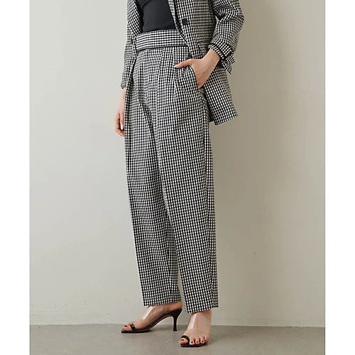 【ウィムガゼット/Whim Gazette】のギンガムチェックパンツ 人気、トレンドファッション・服の通販 founy(ファニー) 　ファッション　Fashion　レディースファッション　Fashion for Women　パンツ　Pants & Trousers　2023年　2023　2023春夏・S/S　Spring/Summer 2023 SS23　おすすめ　Recommended / Our Picks　ギンガム　Gingham, Gingham Fabric　クラシカル　Classical, Vintage-Inspired　セットアップ　Set-Up, Coordinated Outfit　チェック　Check, Plaid, Tartan　パイピング　Piping, Trim Design　モノトーン　Monotone, Black and White　リラックス　Relax, Relaxed Fit　定番　Standard, Basic Item　雑誌　Magazine, Fashion Magazine　 other-1|ID: prp329100004463690 ipo3291000000031233891