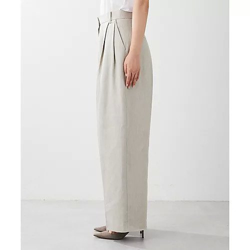 【ウィムガゼット/Whim Gazette】のリネンワイドパンツ 人気、トレンドファッション・服の通販 founy(ファニー) 　ファッション　Fashion　レディースファッション　WOMEN　パンツ　Pants　スタイリッシュ　Stylish　セットアップ　Set Up　定番　Standard　マニッシュ　Mannish　リネン　Linen　リラックス　Relax　ワイド　Wide　おすすめ　Recommend　2023春夏・S/S　Ss,Spring/Summer,2023　2023年　2023　エレガント 上品　Elegant　other-3|ID: prp329100004463703 ipo3291000000031248356