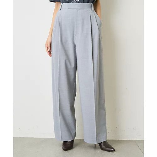 【ウィムガゼット/Whim Gazette】のLANAウールツイルパンツ 人気、トレンドファッション・服の通販 founy(ファニー) 　ファッション　Fashion　レディースファッション　Fashion for Women　パンツ　Pants & Trousers　2022年　2022　2022-2023秋冬・A/W　Autumn/Winter 2022–23 AW22–23　クール　Cool, Chic　ストレート　Straight, Straight Cut　フロント　Front, Front Design　エレガント 上品　Elegant　 other-1|ID: prp329100004463706 ipo3291000000031233937