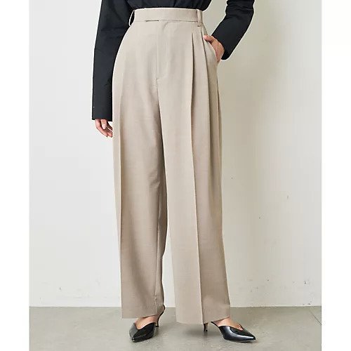 【ウィムガゼット/Whim Gazette】のLANAウールツイルパンツ 人気、トレンドファッション・服の通販 founy(ファニー) 　ファッション　Fashion　レディースファッション　Fashion for Women　パンツ　Pants & Trousers　2022年　2022　2022-2023秋冬・A/W　Autumn/Winter 2022–23 AW22–23　クール　Cool, Chic　ストレート　Straight, Straight Cut　フロント　Front, Front Design　エレガント 上品　Elegant　other-3|ID: prp329100004463706 ipo3291000000031248362
