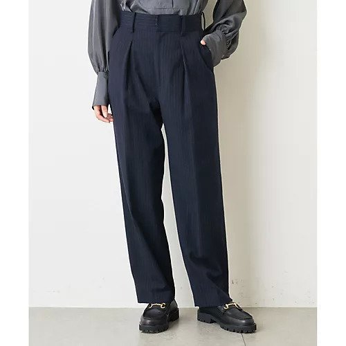 【ウィムガゼット/Whim Gazette】のピンストライプパンツ インテリア・キッズ・メンズ・レディースファッション・服の通販 founy(ファニー) https://founy.com/ ファッション Fashion レディースファッション Fashion for Women パンツ Pants & Trousers 2022年 2022 2022-2023秋冬・A/W Autumn/Winter 2022–23 AW22–23 おすすめ Recommended / Our Picks カットソー Cut and Sewn Top クラシカル Classical, Vintage-Inspired クラシック Classic, Timeless Style シルク Silk, 100% Silk ストライプ Stripe, Striped Pattern セットアップ Set-Up, Coordinated Outfit ネップ Nepp, Slub Yarn |ID: prp329100004463707 ipo3291000000031233940