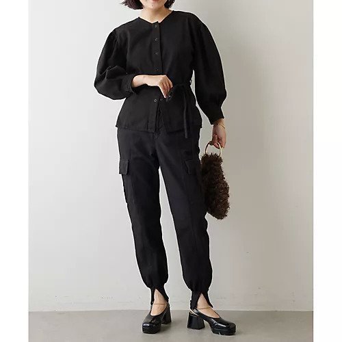 【ウィムガゼット/Whim Gazette】の【Col Pierrot】裾リブデニムパンツ 人気、トレンドファッション・服の通販 founy(ファニー) 　ファッション　Fashion　レディースファッション　WOMEN　パンツ　Pants　デニムパンツ　Denim Pants　カーゴパンツ　Cargo Pants　シューズ　Shoes　スニーカー　Sneakers　スリット　Slit　デニム　Denim　定番　Standard　フィット　Fit　フェミニン　Feminine　フランス　France　フロント　Front　2022年　2022　2022-2023秋冬・A/W　Aw/Autumn/Winter//Fw/Fall-Winter/2022-2023　おすすめ　Recommend　other-3|ID: prp329100004463709 ipo3291000000031248368