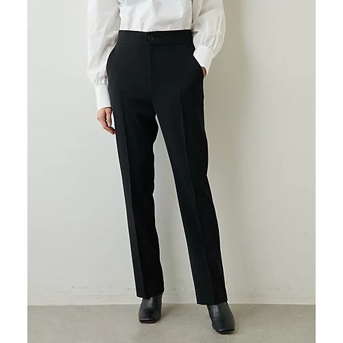 【ウィムガゼット/Whim Gazette】のセンタープレスパンツ インテリア・キッズ・メンズ・レディースファッション・服の通販 founy(ファニー) 　ファッション　Fashion　レディースファッション　Fashion for Women　パンツ　Pants & Trousers　2022年　2022　2022-2023秋冬・A/W　Autumn/Winter 2022–23 AW22–23　おすすめ　Recommended / Our Picks　シューズ　Shoes, Footwear　シンプル　Simple, Minimal　ストレート　Straight, Straight Cut　スマート　Smart, Elegant　センター　Center, Center Line　ベーシック　Basic, Essential　エレガント 上品　Elegant　ブラック|ID: prp329100004463719 ipo3291000000031233982