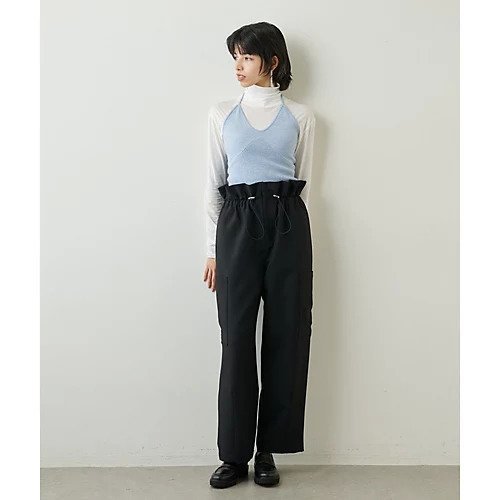 【ウィムガゼット/Whim Gazette】の【THE PAUSE】ドロストパンツ 人気、トレンドファッション・服の通販 founy(ファニー) 　ファッション　Fashion　レディースファッション　Fashion for Women　パンツ　Pants & Trousers　ヴィンテージ　Vintage Style　カーゴパンツ　Cargo Pants, Utility Pants　ギャザー　Gathered, Ruffled　グラデーション　Gradient, Ombre　ドローコード　Drawcord, Drawstring Cord　ワイド　Wide, Wide Fit　ワーク　Workwear, Utility Style　2022年　2022　2022-2023秋冬・A/W　Autumn/Winter 2022–23 AW22–23　エレガント 上品　Elegant　other-2|ID: prp329100004463723 ipo3291000000031248395