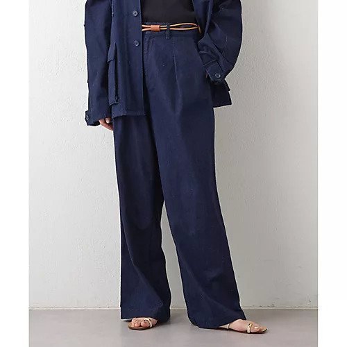 【ウィムガゼット/Whim Gazette】の【ai no de】KAMO-GATA タックパンツ 人気、トレンドファッション・服の通販 founy(ファニー) 　ファッション　Fashion　レディースファッション　Fashion for Women　パンツ　Pants & Trousers　アクセサリー　Fashion Accessories　コンパクト　Compact, Small Size　ストレート　Straight, Straight Cut　センター　Center, Center Line　デニム　Denim, Jeans Material　メンズ　Men's, Menswear　ワイド　Wide, Wide Fit　おすすめ　Recommended / Our Picks　2023春夏・S/S　Spring/Summer 2023 SS23　2023年　2023　 other-1|ID: prp329100004463729 ipo3291000000031234007