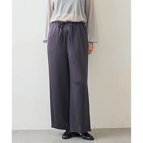 【ウィムガゼット/Whim Gazette】のサテンドロストパンツ インテリア・キッズ・メンズ・レディースファッション・服の通販 founy(ファニー) https://founy.com/ ファッション Fashion レディースファッション Fashion for Women パンツ Pants & Trousers 2022年 2022 2022 春夏 S/S Spring/Summer 2022 SS22 サテン Satin, Glossy Fabric シンプル Simple, Minimal ワイド Wide, Wide Fit エレガント 上品 Elegant 夏 Summer 春 Spring S/S・春夏 SS, Spring/Summer, Warm Season |ID: prp329100004463735 ipo3291000000031234025
