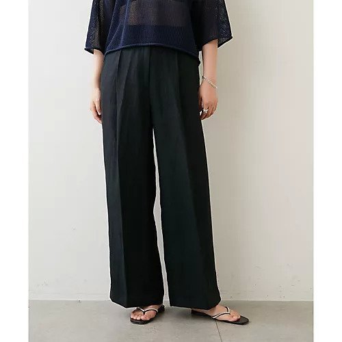 【ウィムガゼット/Whim Gazette】のリネンタックパンツ インテリア・キッズ・メンズ・レディースファッション・服の通販 founy(ファニー) https://founy.com/ ファッション Fashion レディースファッション Fashion for Women パンツ Pants & Trousers 2022年 2022 2022 春夏 S/S Spring/Summer 2022 SS22 スタイリッシュ Stylish, Fashionable センター Center, Center Line リネン Linen, Linen Fabric ワイド Wide, Wide Fit 夏 Summer |ID: prp329100004463737 ipo3291000000031234031