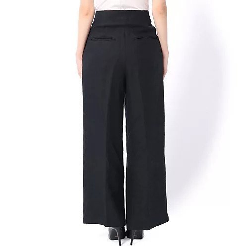 【ウィムガゼット/Whim Gazette】のリネンタックパンツ 人気、トレンドファッション・服の通販 founy(ファニー) 　ファッション　Fashion　レディースファッション　Fashion for Women　パンツ　Pants & Trousers　2022年　2022　2022 春夏 S/S　Spring/Summer 2022 SS22　スタイリッシュ　Stylish, Fashionable　センター　Center, Center Line　リネン　Linen, Linen Fabric　ワイド　Wide, Wide Fit　夏　Summer　other-3|ID: prp329100004463737 ipo3291000000031248424