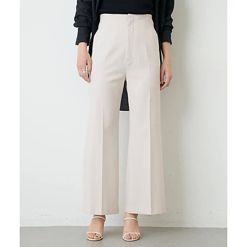 【ウィムガゼット/Whim Gazette】のドライストレッチパンツ インテリア・キッズ・メンズ・レディースファッション・服の通販 founy(ファニー) 　ファッション　Fashion　レディースファッション　Fashion for Women　パンツ　Pants & Trousers　シンプル　Simple, Minimal　ストレッチ　Stretch, Stretchy Fabric　セットアップ　Set-Up, Coordinated Outfit　センター　Center, Center Line　フレア　Flare, Flared　2022年　2022　2022 春夏 S/S　Spring/Summer 2022 SS22　おすすめ　Recommended / Our Picks　エレガント 上品　Elegant　ライトベージュ|ID: prp329100004463738 ipo3291000000031234036