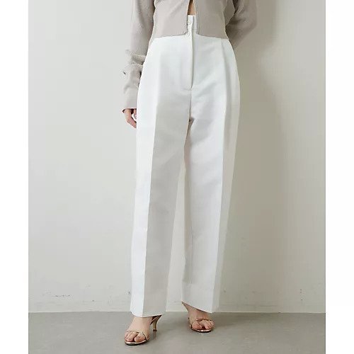 【ウィムガゼット/Whim Gazette】のバギーパンツ インテリア・キッズ・メンズ・レディースファッション・服の通販 founy(ファニー) 　ファッション　Fashion　レディースファッション　Fashion for Women　パンツ　Pants & Trousers　2022年　2022　2022 春夏 S/S　Spring/Summer 2022 SS22　スマート　Smart, Elegant　マニッシュ　Mannish, Boyish　ワイド　Wide, Wide Fit　エレガント 上品　Elegant　ホワイト|ID: prp329100004463744 ipo3291000000031234050