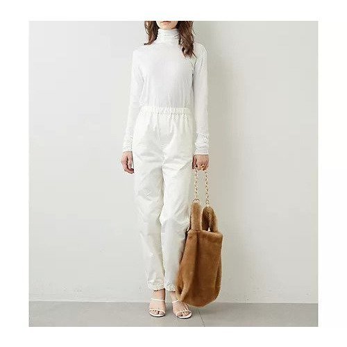 【ウィムガゼット/Whim Gazette】のレザータッチジョガーパンツ 人気、トレンドファッション・服の通販 founy(ファニー) 　ファッション　Fashion　レディースファッション　Fashion for Women　パンツ　Pants & Trousers　サテン　Satin, Glossy Fabric　フェイクレザー　Faux Leather, PU Leather　2022年　2022　2022-2023秋冬・A/W　Autumn/Winter 2022–23 AW22–23　other-3|ID: prp329100004463747 ipo3291000000031248444