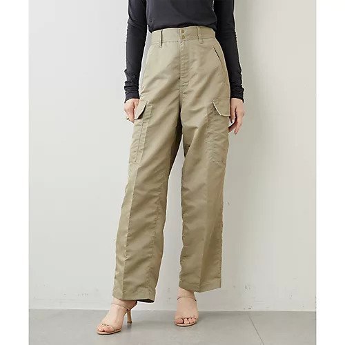 【ウィムガゼット/Whim Gazette】のカーゴパンツ インテリア・キッズ・メンズ・レディースファッション・服の通販 founy(ファニー) 　ファッション　Fashion　レディースファッション　Fashion for Women　パンツ　Pants & Trousers　2022年　2022　2022-2023秋冬・A/W　Autumn/Winter 2022–23 AW22–23　カーゴパンツ　Cargo Pants, Utility Pants　コーティング　Coating, Coated Finish　スタンダード　Standard, Basic　センター　Center, Center Line　バランス　Balance, Style Balance　ミリタリー　Military, Army Style　ワイド　Wide, Wide Fit　ワッシャー　Washer, Crinkled Finish　ベージュ|ID: prp329100004463749 ipo3291000000031234065