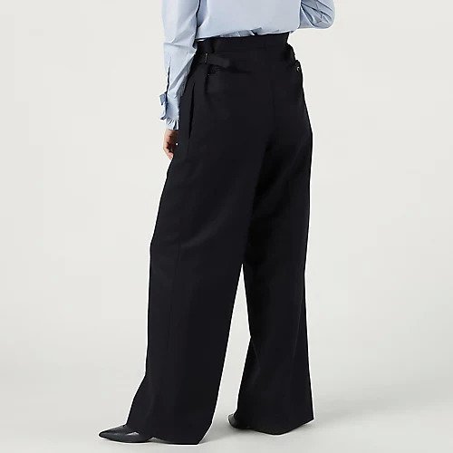 【マディソンブルー/MADISONBLUE】のフランネルバギーパンツ 人気、トレンドファッション・服の通販 founy(ファニー) 　ファッション　Fashion　レディースファッション　WOMEN　パンツ　Pants　フロント　Front　other-2|ID: prp329100004463761 ipo3291000000031509095