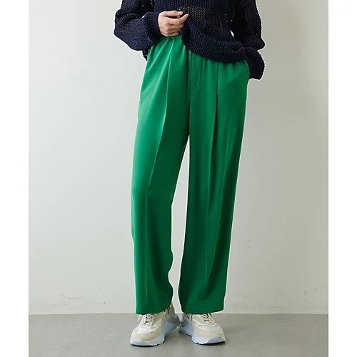 【ウィムガゼット/Whim Gazette】のACEイージーパンツ インテリア・キッズ・メンズ・レディースファッション・服の通販 founy(ファニー) 　ファッション　Fashion　レディースファッション　Fashion for Women　パンツ　Pants & Trousers　ストレッチ　Stretch, Stretchy Fabric　センター　Center, Center Line　ドレープ　Drape, Draping Fabric　ドローコード　Drawcord, Drawstring Cord　2022年　2022　2022 春夏 S/S　Spring/Summer 2022 SS22　エレガント 上品　Elegant　グリーン|ID: prp329100004463762 ipo3291000000031234102
