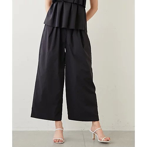 【ウィムガゼット/Whim Gazette】の【three dots】別注ワイドパンツ インテリア・キッズ・メンズ・レディースファッション・服の通販 founy(ファニー) 　ファッション　Fashion　レディースファッション　Fashion for Women　パンツ　Pants & Trousers　シンプル　Simple, Minimal　スタイリッシュ　Stylish, Fashionable　人気　Popular, Best Seller　フィット　Fit, Slim Fit　別注　Limited Edition, Custom Order　ワイド　Wide, Wide Fit　2022年　2022　2022 春夏 S/S　Spring/Summer 2022 SS22　ブラック|ID: prp329100004463764 ipo3291000000031234108