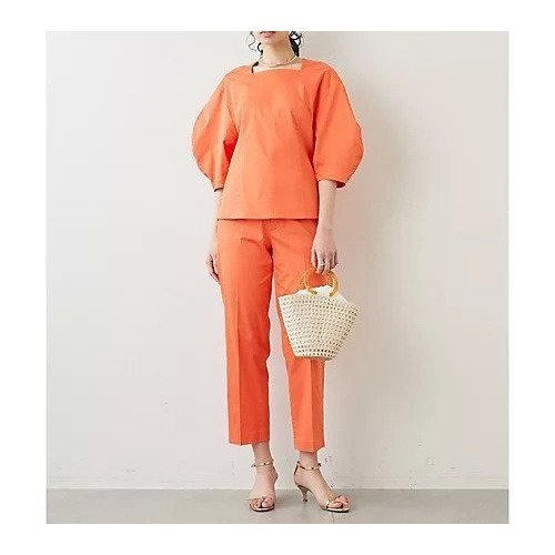 【ウィムガゼット/Whim Gazette】のカラーパンツ 人気、トレンドファッション・服の通販 founy(ファニー) 　ファッション　Fashion　レディースファッション　Fashion for Women　パンツ　Pants & Trousers　2022年　2022　2022 春夏 S/S　Spring/Summer 2022 SS22　おすすめ　Recommended / Our Picks　オレンジ　Orange　サテン　Satin, Glossy Fabric　シルク　Silk, 100% Silk　スクエア　Square, Square Shape　ストレッチ　Stretch, Stretchy Fabric　セットアップ　Set-Up, Coordinated Outfit　センター　Center, Center Line　バルーン　Balloon, Balloon Silhouette　other-2|ID: prp329100004463765 ipo3291000000031248479