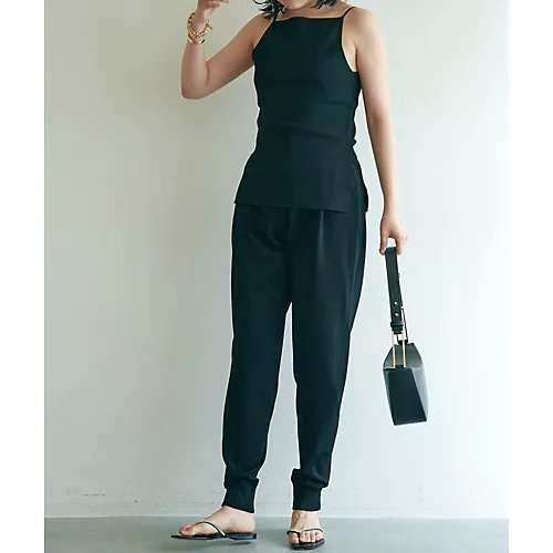 【ウィムガゼット/Whim Gazette】の【HAKUJI】イージーパンツ 人気、トレンドファッション・服の通販 founy(ファニー) 　ファッション　Fashion　レディースファッション　Fashion for Women　パンツ　Pants & Trousers　春　Spring　カットソー　Cut and Sewn Top　シンプル　Simple, Minimal　ジャケット　Jacket, Outerwear　スタンダード　Standard, Basic　センター　Center, Center Line　ブルゾン　Blouson, Bomber Jacket　ベーシック　Basic, Essential　ミラノリブ　Milano Rib, Milano Stitch　2022年　2022　S/S・春夏　SS, Spring/Summer, Warm Season　2022 春夏 S/S　Spring/Summer 2022 SS22　夏　Summer　エレガント 上品　Elegant　other-2|ID: prp329100004463766 ipo3291000000031248481