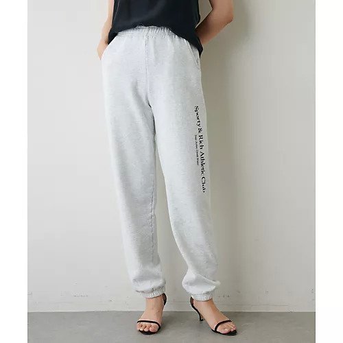 【ウィムガゼット/Whim Gazette】の【Sporty&Rich】Athletic Club パンツ インテリア・キッズ・メンズ・レディースファッション・服の通販 founy(ファニー) 　ファッション　Fashion　レディースファッション　Fashion for Women　パンツ　Pants & Trousers　シンプル　Simple, Minimal　スタイリッシュ　Stylish, Fashionable　スポーティ　Sporty, Casual Athletic　スマート　Smart, Elegant　雑誌　Magazine, Fashion Magazine　プリント　Print, Printed Pattern　2022年　2022　2022 春夏 S/S　Spring/Summer 2022 SS22　グレー|ID: prp329100004463768 ipo3291000000031234120