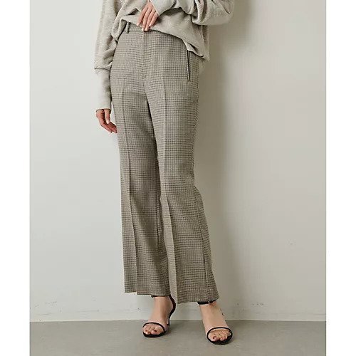 【ウィムガゼット/Whim Gazette】の【Col Pierrot】チドリ フレアパンツ 人気、トレンドファッション・服の通販 founy(ファニー) 　ファッション　Fashion　レディースファッション　Fashion for Women　パンツ　Pants & Trousers　シューズ　Shoes, Footwear　シンプル　Simple, Minimal　ジャケット　Jacket, Outerwear　セットアップ　Set-Up, Coordinated Outfit　センター　Center, Center Line　ダブル　Double, Double-Breasted　フィット　Fit, Slim Fit　フランス　France, French　フレア　Flare, Flared　2022年　2022　2022 春夏 S/S　Spring/Summer 2022 SS22　エレガント 上品　Elegant　 other-1|ID: prp329100004463769 ipo3291000000031234121