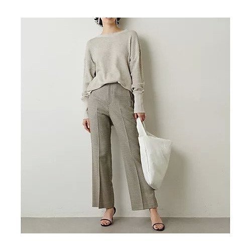 【ウィムガゼット/Whim Gazette】の【Col Pierrot】チドリ フレアパンツ 人気、トレンドファッション・服の通販 founy(ファニー) 　ファッション　Fashion　レディースファッション　Fashion for Women　パンツ　Pants & Trousers　シューズ　Shoes, Footwear　シンプル　Simple, Minimal　ジャケット　Jacket, Outerwear　セットアップ　Set-Up, Coordinated Outfit　センター　Center, Center Line　ダブル　Double, Double-Breasted　フィット　Fit, Slim Fit　フランス　France, French　フレア　Flare, Flared　2022年　2022　2022 春夏 S/S　Spring/Summer 2022 SS22　エレガント 上品　Elegant　other-3|ID: prp329100004463769 ipo3291000000031248488