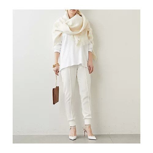 【ウィムガゼット/Whim Gazette】の裾リブジョガーパンツ 人気、トレンドファッション・服の通販 founy(ファニー) 　ファッション　Fashion　レディースファッション　Fashion for Women　パンツ　Pants & Trousers　クール　Cool, Chic　ストレッチ　Stretch, Stretchy Fabric　ダブル　Double, Double-Breasted　定番　Standard, Basic Item　フロント　Front, Front Design　エレガント 上品　Elegant　other-2|ID: prp329100004463777 ipo3291000000031248503