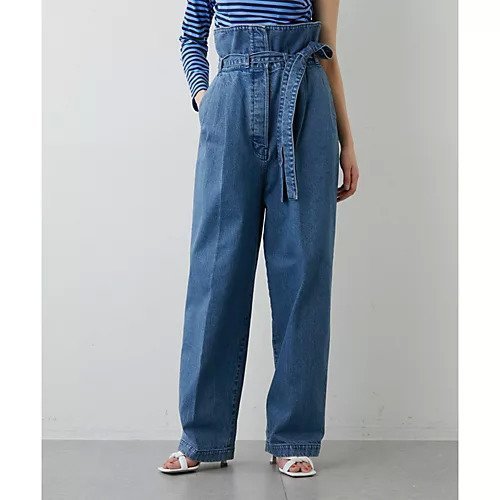【ウィムガゼット/Whim Gazette】のデニムパンツ インテリア・キッズ・メンズ・レディースファッション・服の通販 founy(ファニー) https://founy.com/ ファッション Fashion レディースファッション Fashion for Women パンツ Pants & Trousers デニムパンツ・ジーンズ・美脚デニム Denim Jeans & Pants 2022年 2022 2022 春夏 S/S Spring/Summer 2022 SS22 シンプル Simple, Minimal デニム Denim, Jeans Material メンズ Men's, Menswear リボン Ribbon, Bow ワイド Wide, Wide Fit ヴィンテージ Vintage Style |ID: prp329100004463789 ipo3291000000031234176