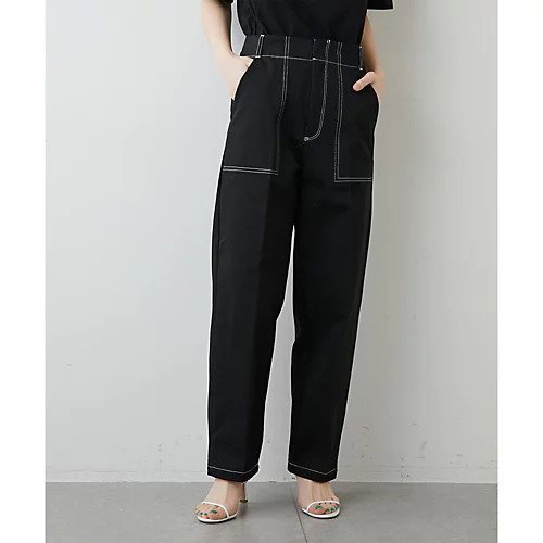 【ウィムガゼット/Whim Gazette】のステッチパンツ 人気、トレンドファッション・服の通販 founy(ファニー) 　ファッション　Fashion　レディースファッション　Fashion for Women　パンツ　Pants & Trousers　スニーカー　Sneakers, Trainers　スマート　Smart, Elegant　センター　Center, Center Line　デニム　Denim, Jeans Material　フェミニン　Feminine, Girly　ワーク　Workwear, Utility Style　2022年　2022　2022 春夏 S/S　Spring/Summer 2022 SS22　おすすめ　Recommended / Our Picks　 other-1|ID: prp329100004463790 ipo3291000000031234178