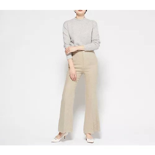 【マディソンブルー/MADISONBLUE】のFLARE PANTS LINEN インテリア・キッズ・メンズ・レディースファッション・服の通販 founy(ファニー) https://founy.com/ ファッション Fashion レディースファッション WOMEN パンツ Pants ダメージ Damage フレア Flare リネン Linen |ID: prp329100004463793 ipo3291000000031234186