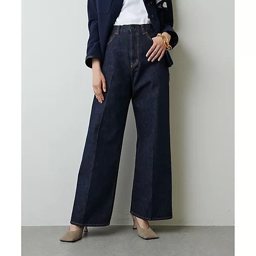 【ウィムガゼット/Whim Gazette】のDENIMワイドパンツ インテリア・キッズ・メンズ・レディースファッション・服の通販 founy(ファニー) https://founy.com/ ファッション Fashion レディースファッション Fashion for Women パンツ Pants & Trousers インディゴ Indigo Denim シンプル Simple, Minimal センター Center, Center Line デニム Denim, Jeans Material バランス Balance, Style Balance フェミニン Feminine, Girly ポケット Pocket, Pocket Detail ヨーク Yoke, Yoke Design ワイド Wide, Wide Fit |ID: prp329100004463796 ipo3291000000031234195