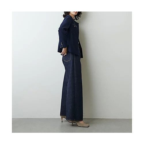 【ウィムガゼット/Whim Gazette】のDENIMワイドパンツ 人気、トレンドファッション・服の通販 founy(ファニー) 　ファッション　Fashion　レディースファッション　Fashion for Women　パンツ　Pants & Trousers　インディゴ　Indigo Denim　シンプル　Simple, Minimal　センター　Center, Center Line　デニム　Denim, Jeans Material　バランス　Balance, Style Balance　フェミニン　Feminine, Girly　ポケット　Pocket, Pocket Detail　ヨーク　Yoke, Yoke Design　ワイド　Wide, Wide Fit　other-3|ID: prp329100004463796 ipo3291000000031248542