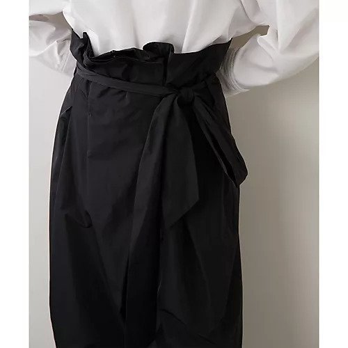 【ウィムガゼット/Whim Gazette】のタフタウエストマークパンツ 人気、トレンドファッション・服の通販 founy(ファニー) 　ファッション　Fashion　レディースファッション　Fashion for Women　パンツ　Pants & Trousers　タフタ　Taffeta, Structured Fabric　フォルム　Silhouette, Form　フロント　Front, Front Design　ラップ　Wrap, Wrap Design　ワイド　Wide, Wide Fit　other-2|ID: prp329100004463798 ipo3291000000031248545