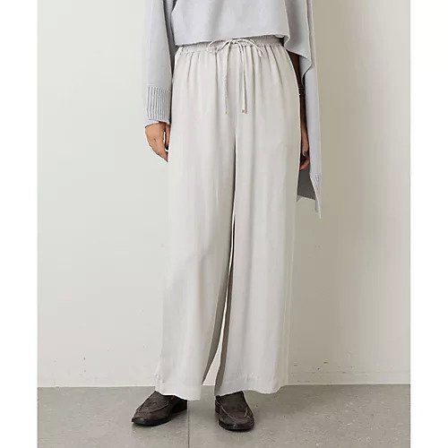 【ウィムガゼット/Whim Gazette】のフィブリルイージーパンツ インテリア・キッズ・メンズ・レディースファッション・服の通販 founy(ファニー) https://founy.com/ ファッション Fashion レディースファッション Fashion for Women パンツ Pants & Trousers キュプラ Cupro, Eco Fabric サテン Satin, Glossy Fabric ストレート Straight, Straight Cut ヴィンテージ Vintage Style |ID: prp329100004463799 ipo3291000000031234202