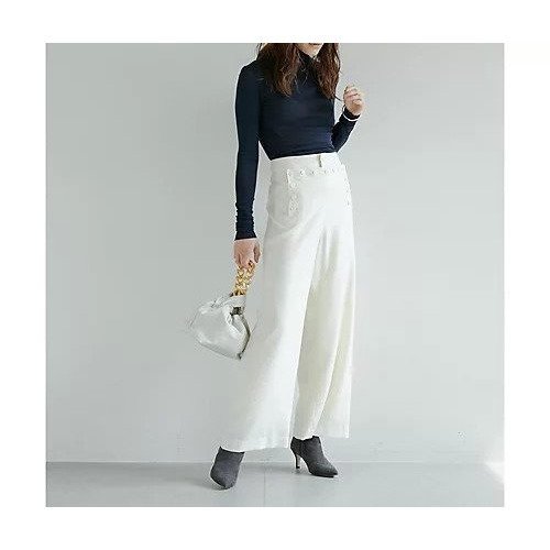 【ウィムガゼット/Whim Gazette】のマリンパンツ 人気、トレンドファッション・服の通販 founy(ファニー) 　ファッション　Fashion　レディースファッション　Fashion for Women　パンツ　Pants & Trousers　カットソー　Cut and Sewn Top　クラシカル　Classical, Vintage-Inspired　フレンチ　French, French Style　フロント　Front, Front Design　モチーフ　Motif, Design Theme　レース　Lace, Lace Fabric　ワイド　Wide, Wide Fit　A/W・秋冬　Autumn/Winter　other-3|ID: prp329100004463801 ipo3291000000031248552
