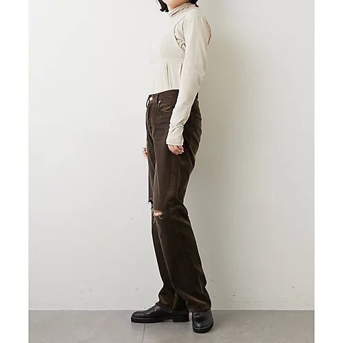 【ウィムガゼット/Whim Gazette】の【INSCRIRE】コーデュロイクラッシュパンツ 人気、トレンドファッション・服の通販 founy(ファニー) 　ファッション　Fashion　レディースファッション　WOMEN　パンツ　Pants　クラッシュ　Crash　コレクション　Collection　コーデュロイ　Corduroy　ストレート　Straight　トレンド　Trend　ワイド　Wide　other-3|ID: prp329100004463802 ipo3291000000031248554