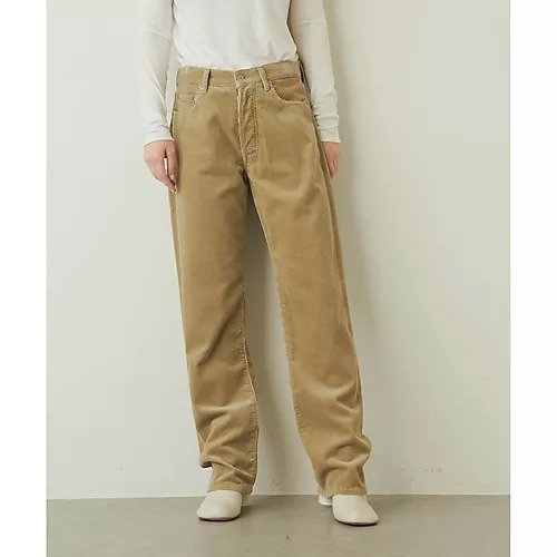 【ウィムガゼット/Whim Gazette】の【INSCRIRE】コーデュロイパンツ インテリア・キッズ・メンズ・レディースファッション・服の通販 founy(ファニー) 　ファッション　Fashion　レディースファッション　WOMEN　パンツ　Pants　コレクション　Collection　コーデュロイ　Corduroy　シンプル　Simple　ストレート　Straight　セットアップ　Set Up　トレンド　Trend　ワイド　Wide　おすすめ　Recommend　ベージュ|ID: prp329100004463804 ipo3291000000031234217