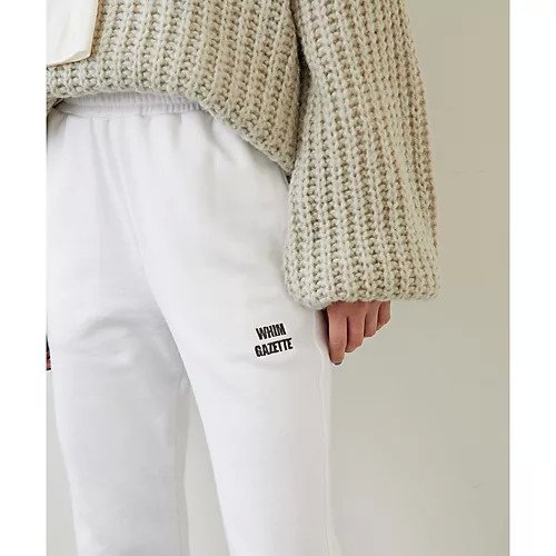 【ウィムガゼット/Whim Gazette】の《WEB限定》ROGOスェットパンツ 人気、トレンドファッション・服の通販 founy(ファニー) 　ファッション　Fashion　レディースファッション　Fashion for Women　パンツ　Pants & Trousers　おすすめ　Recommended / Our Picks　ジャケット　Jacket, Outerwear　スタイリッシュ　Stylish, Fashionable　モノトーン　Monotone, Black and White　other-2|ID: prp329100004463805 ipo3291000000031248559