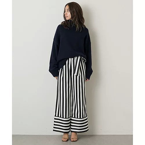 【ウィムガゼット/Whim Gazette】のワイドストライプパンツ 人気、トレンドファッション・服の通販 founy(ファニー) 　ファッション　Fashion　レディースファッション　Fashion for Women　パンツ　Pants & Trousers　サテン　Satin, Glossy Fabric　シンプル　Simple, Minimal　ストライプ　Stripe, Striped Pattern　ストレッチ　Stretch, Stretchy Fabric　ストレート　Straight, Straight Cut　ワイド　Wide, Wide Fit　エレガント 上品　Elegant　other-3|ID: prp329100004463808 ipo3291000000031248566